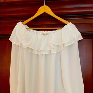 Off the shoulder blouse